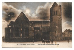 Cpa 79 Thouars - L'église St-Médard Au Clair De Lune - Thouars