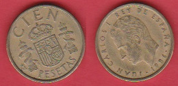 Spanien 100 Pesetas Al-N-Bro 1986  Schön Nr.57,KM Nr.826 - 100 Peseta