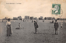 80-FORT-MAHON- LA PLAGE- ( VOIR JOUEURS DE CROQUET) - Fort Mahon