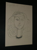 CPM, Carte Postale Illustrée, "5 Juillet 46" Pablo Picasso, Portrait De Femme - Picasso