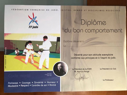 Diplome Judo De La FFJDA - Arti Martiali