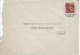 1935 - Lettre De Neuchatel Pour Bern - Cachet Transit Sur Tp N° 275 - Marcophilie