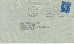 1950 - Lettre De Londres Pour Londres - Tp Georges VI N° 213 - Marcofilia
