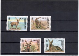 Uzbekistan 1995. WWF (Markhor). 4v: 6,10,10,15 Sum. Michel # 61-64 - Usbekistan