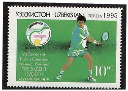 Uzbekistan 1995. Tennis (Tashkent '95). 1v: 10 Sum.  Michel # 70 - Oezbekistan