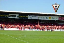 Stadium Municipal De Anduva (Miranda De Ebro,Burgos) Postcard - Size: 15x10 Cm. Aprox. - Voetbal