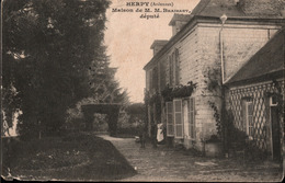 ! [08] Cpa, Ansichtskarte, Herpy - L’Arlesienne, Ardennes, Maison De M.M. Braibant, 1914, Feldpost, Moisburg - Sonstige & Ohne Zuordnung