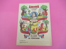 Protège   Cahier/Moutarde/ AMORA / La Moutarde De DIJON/ La Fontaine/ EFGE Valenciennes /Vers 1950           CAH206 - Mostard