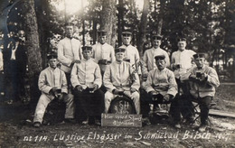 CPA 2749 - MILITARIA - Carte Photo Militaire - Soldats Allemands ( Alsaciens ? ) à BITSCH Pour SCHILTIGHEIM - Personaggi