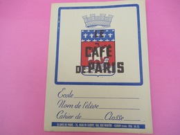 Protège   Cahier/Café / CAFE De PARIS/CLICHY / Seine/Vers 1950           CAH207 - Café & Té