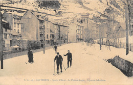 65-CAUTERETS- SPORTS-D'HIVER, LA PISTE DE LUGES, LIGNE DE LARAILLERE - Cauterets