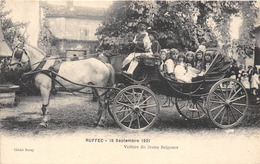 16-RUFFEC- VOITURE DU JEUNE SEIGNEUR- 18 SEPTEMBRE 1921 - Ruffec