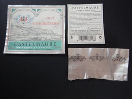 Etiquette Corbières - Castelmaure Rosé 2018 - Autres & Non Classés