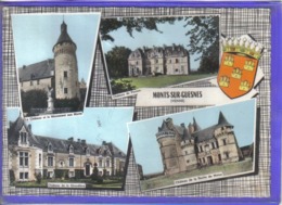 Carte Postale 86. Monts-sur-Guesnes  Les Chateaux   Très Beau Plan - Monts Sur Guesnes