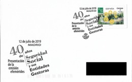 SPAIN. POSTMARK 40th ANNIV. SOCIAL SECURITY AND ITS MANAGEMENT ENTITIES. 2019 - Sonstige & Ohne Zuordnung