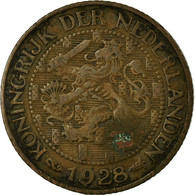 Monnaie, Pays-Bas, Wilhelmina I, Cent, 1928, TB+, Bronze, KM:152 - 1 Centavos