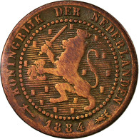 Monnaie, Pays-Bas, William III, Cent, 1884, TB, Bronze, KM:107.1 - 1849-1890 : Willem III