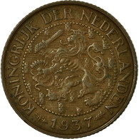 Monnaie, Pays-Bas, Wilhelmina I, Cent, 1937, TB+, Bronze, KM:152 - 1 Centavos