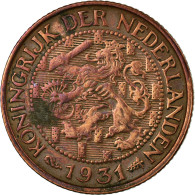 Monnaie, Pays-Bas, Wilhelmina I, Cent, 1931, TTB, Bronze, KM:152 - 1 Centavos