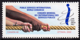 Canada 2002 Public Services World Congress, Ottawa, MNH, SG 2158 - Nuevos