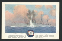 Messagerie Maritime - "Yarra "  -  Torpillé Le 29 Mai 1917 ( 8 Disparus ) -  Obe 3269 - Guerra 1914-18