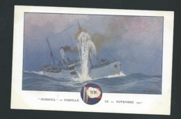 Messagerie Maritime - "  Mossoul " - Torpillé Le 21 Novembre 1917-  Obe 3275 - Guerra 1914-18