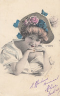 CPA (illustrateur)  Femme Chapeau (w Braun)   ( B.bur Illust) - Braun, W.