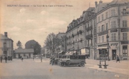 Belfort (90) - La Cour De La Gare Et L'Avenue Wilson - Belfort - Stad