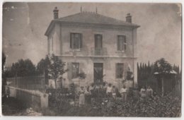 Carte Photo 13 PLAN D'ORGON  Villa Jardin Envoyée à Saint REMY De Provence - Sonstige & Ohne Zuordnung