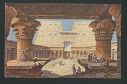 F. Perlberg : Temple D'Edfou    - Obe32100 - Edfu