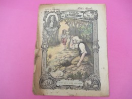 Couverture De Cahier D’écolier/Fables De La Fontaine/L'Avare Qui A Perdu Son Trésor/Cahier De Physique/Vers 1900  CAH242 - Papeterie