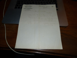 FF6  Document Commercial Facture Droguerie Emile Mersch Chimiste Bruxelles 1900 - 1900 – 1949