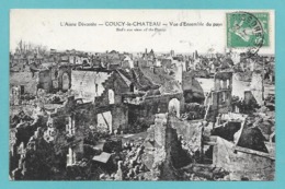 L'AISNE DEVASTEE COUCY-LE-CHATEAU 1919 - Andere Gemeenten