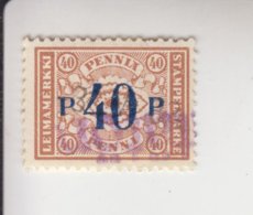 Finland Fiskale Zegel Cat. Barefoot Stämpelmärke 146 - Revenue Stamps