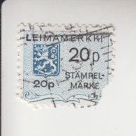 Finland Fiskale Zegel Cat. Barefoot Stämpelmärke 224 Rechteronderhoek Ontbreekt - Revenue Stamps