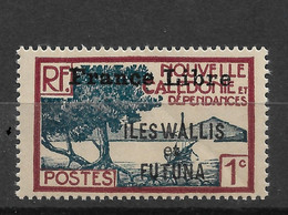 Wallis & Futuna 1941-43, France Libre, 1c Scott # 94,VF MvLH*OG (K-8) - Ungebraucht