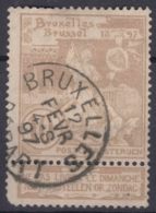 Belgium 1896 Mi#65 Used - 1894-1896 Tentoonstellingen