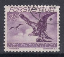 Liechtenstein 1939 Airmail Animals Birds Mi#179 Used - Oblitérés