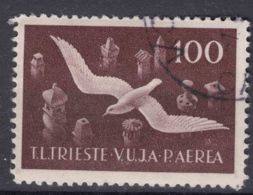 Italy Yugoslavia Trieste Zone B 1949 Airmail Mi#11 Sassone#9 Used - Oblitérés