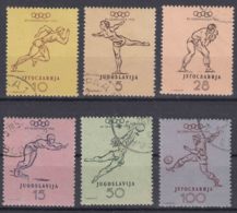 Yugoslavia Republic Olympic Games In Helsinki 1952 Mi#698-703 Used - Used Stamps