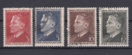 Yugoslavia Republic 1950 Mi#605-608 Used - Gebraucht