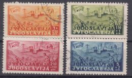 Yugoslavia Republic 1947 Mi#529-532 Used - Gebraucht