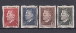 Yugoslavia Republic 1950 Mi#605-608 Mint Hinged - Unused Stamps