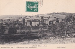 LAVAL (Haute-Loire) Vue Générale, Cliché Galland - Altri Comuni