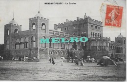 Delcampe - CPA -  Hendaye-Plage  Le Casino. (carte Postale Avec Timbre De CENSURE 19 Mai 1917) - Hendaye