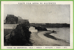Delcampe - Vila Nova De Milfontes - Praia - Café-Miramar. Odemira. Beja. - Beja