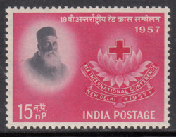 India MNH 1957, Henri Dunanat And Emblem, Red Cross Conference, Organization, - Unused Stamps