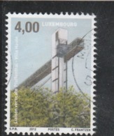 Luxembourg 2012 Oblitéré Used Pfaffenthal Ville Haute Liaison Verticale Connection - Used Stamps