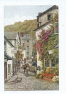 Devon Postcard Clovelly  Artist  Signed A.r. Quinton  Salmon  High Un Posted  1950s  No. 2948 - Clovelly