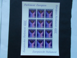 LUXEMBOURG -   N°  1047  En Feuillets De 12  Parlement Européen  Année 1984  Neuf XX ( Voir Photo ) - Full Sheets